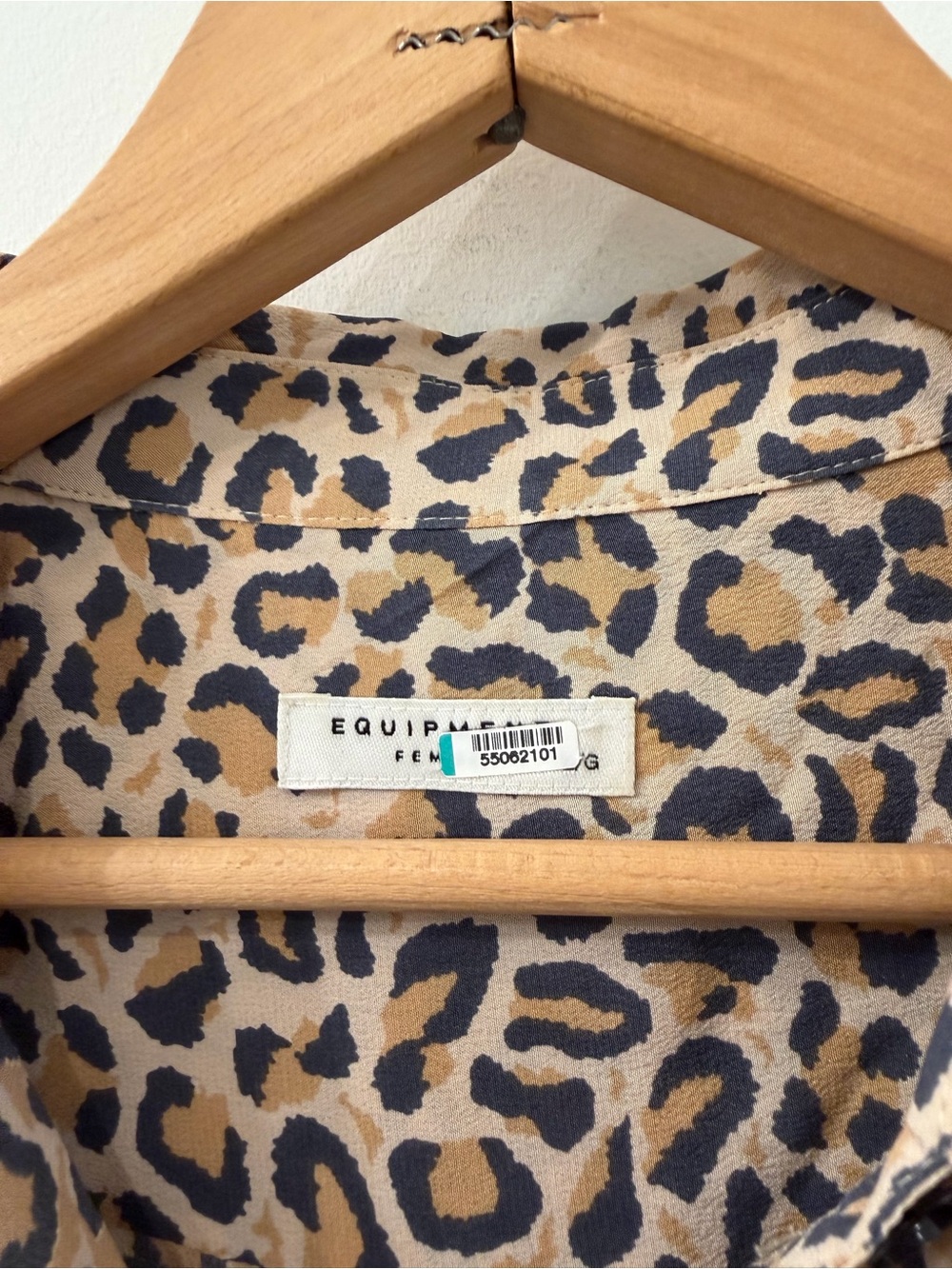 NWOT Equipment Lucinda Leopard Print Pure Silk Sleeveless Mini Dress - Picture 4 of 6